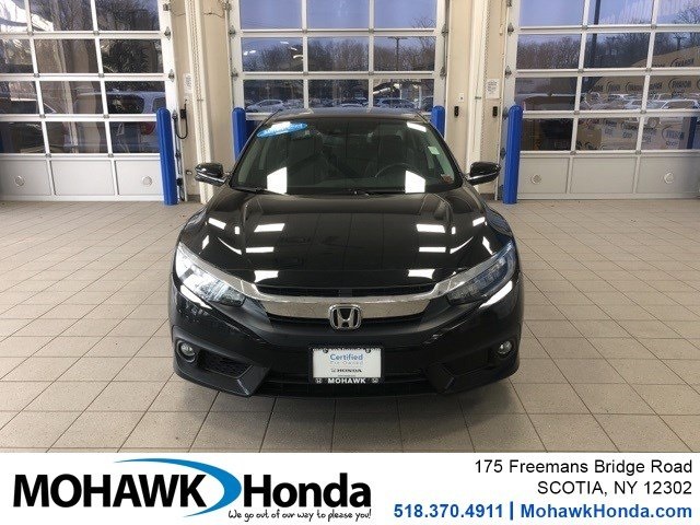 Certified Pre Owned 2017 Honda Civic Touring 4d Sedan In Scotia